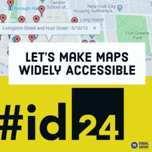 Promo for Let's Make Maps Widely Accessible
