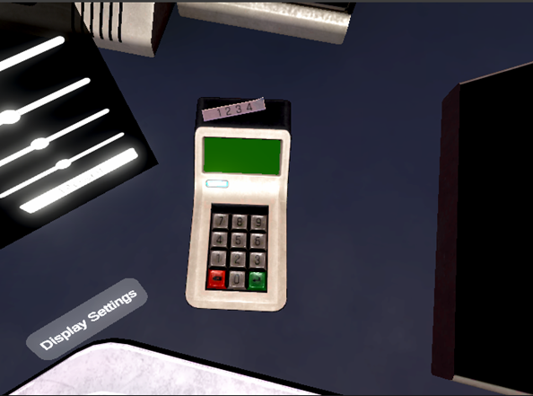 Interface showing calculator with more contrast with its digits more legible